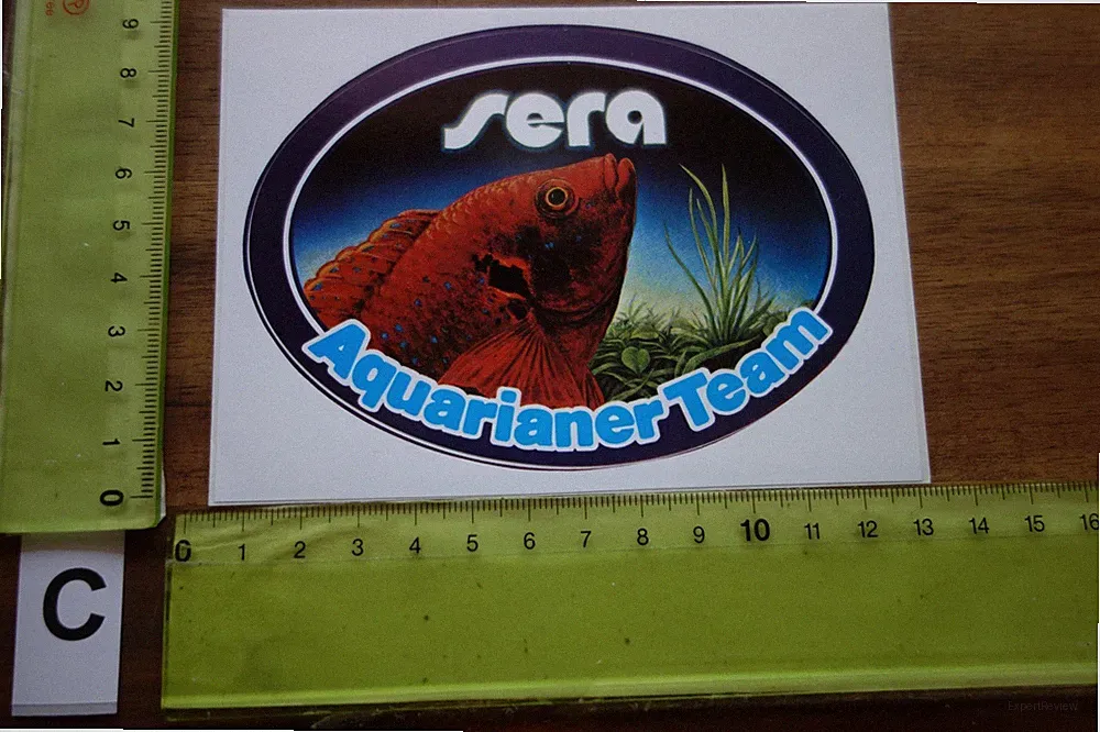 Alter Aufkleber Aquarianer Aquarium Aussenfilter Wasserfilter SERA (CD)