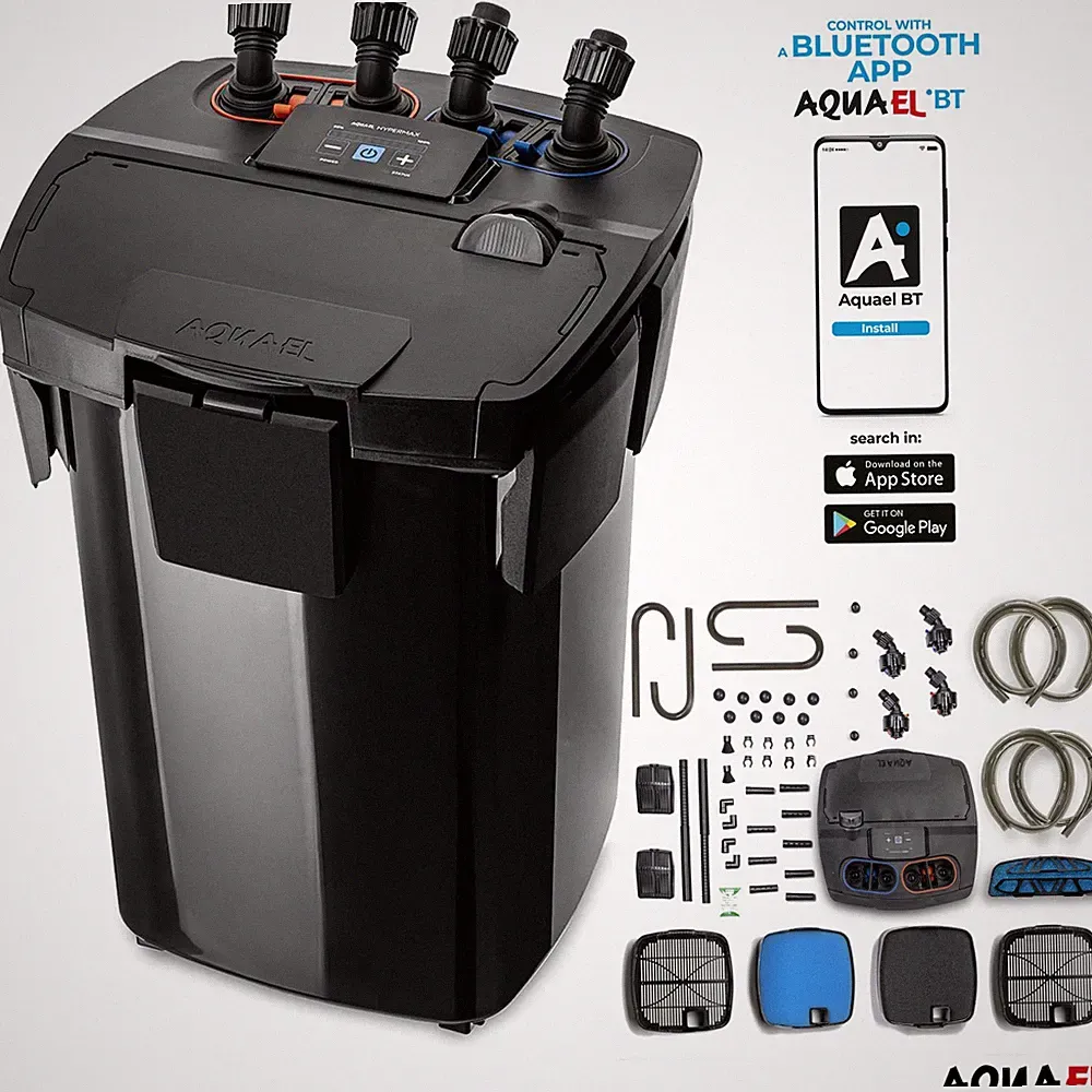 Aquael Hypermax 4500 BT Außenfilter Aquarium Bluetooth Filter