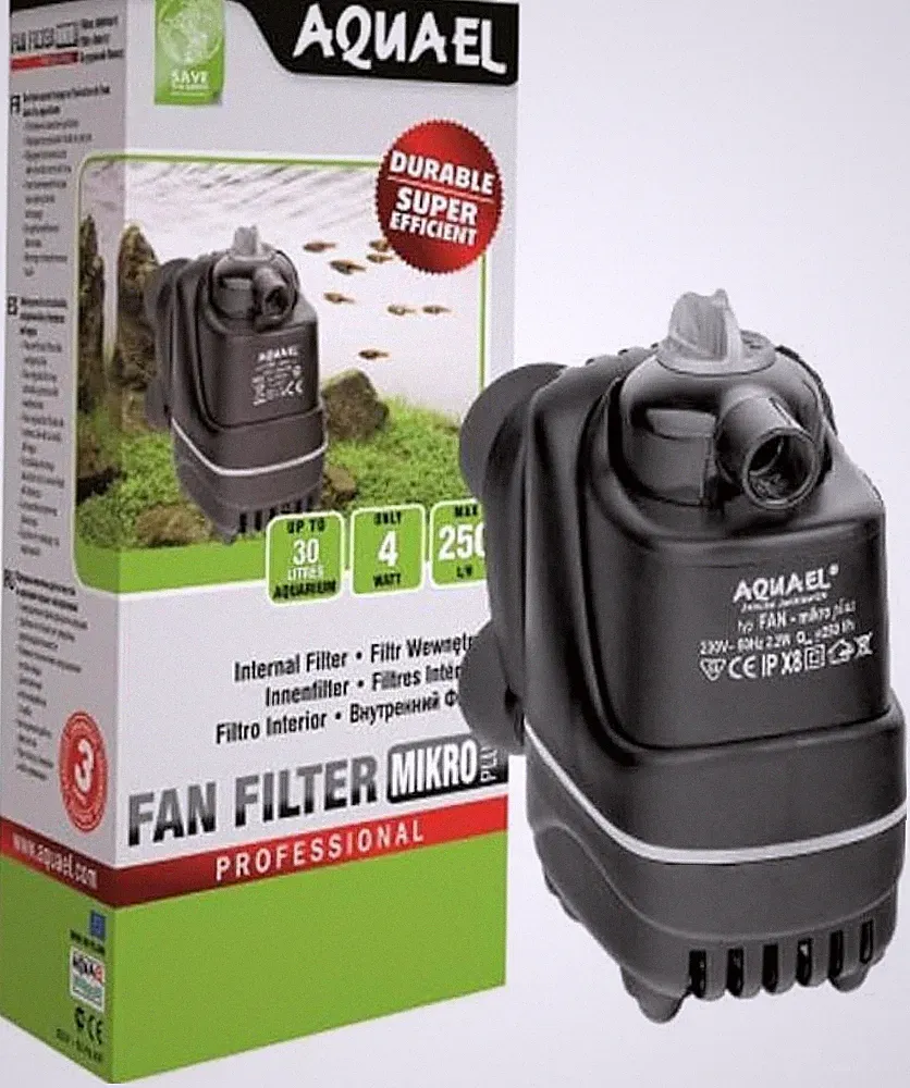 Aquael Innenfilter FAN Mikro plus bis 30 Liter Aquarium Aquaterrarium Filter
