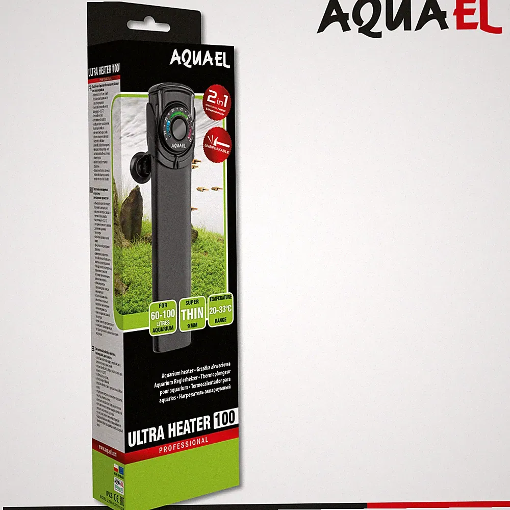 Aquael Kunststoff Heizer Ultra Heater 100W Aquarienheizung Fische Pflanzen