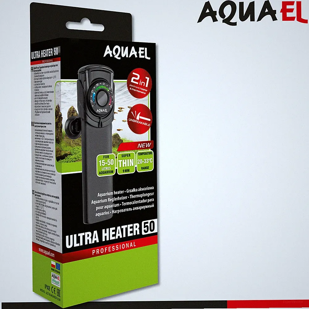 Aquael Kunststoff Heizer Ultra Heater 50W Aquarienheizung Fische Pflanzen