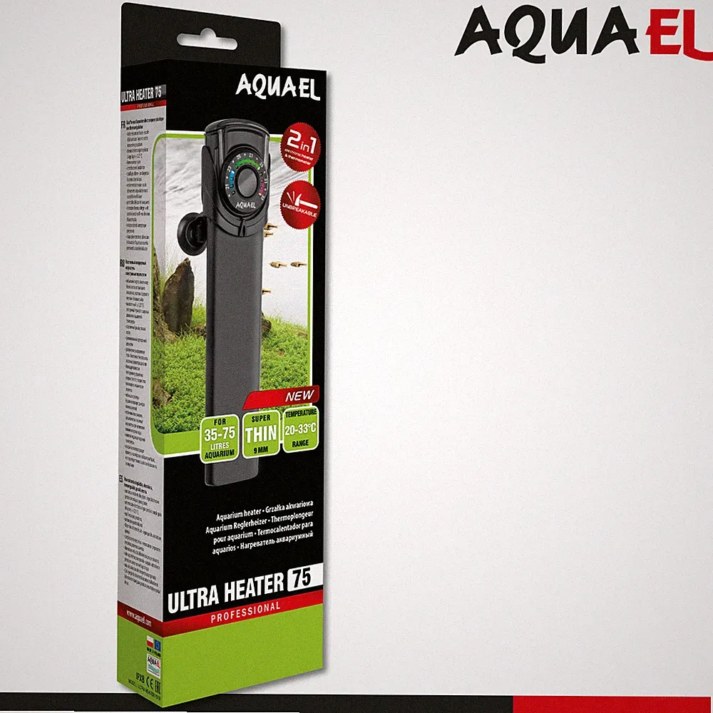 Aquael Kunststoff Heizer Ultra Heater 75W Aquarienheizung Fische Pflanzen