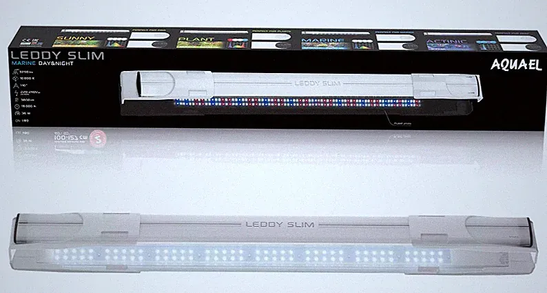 Aquael Leddy Slim 16W 40-60cm Weiß LED Beleuchtungsmodule Aquarium Beleuchtung