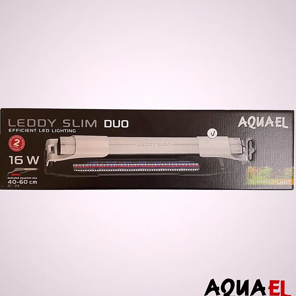 Aquael Leddy Slim Duo weiß Sunny&Plant 16W 40-60cm Aquarium LED