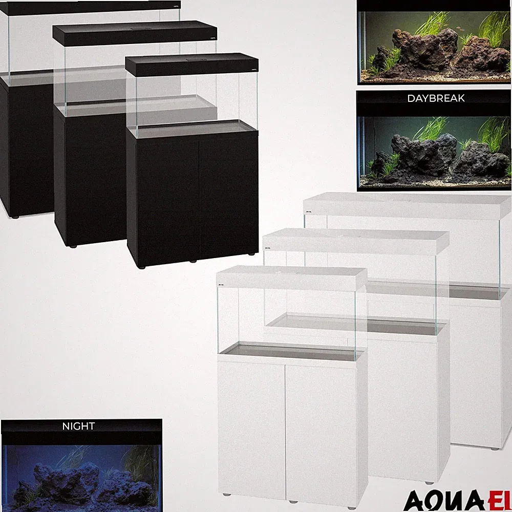 Aquael Optiset Aquarium-Kombination Opti-White 125L 200L 240L