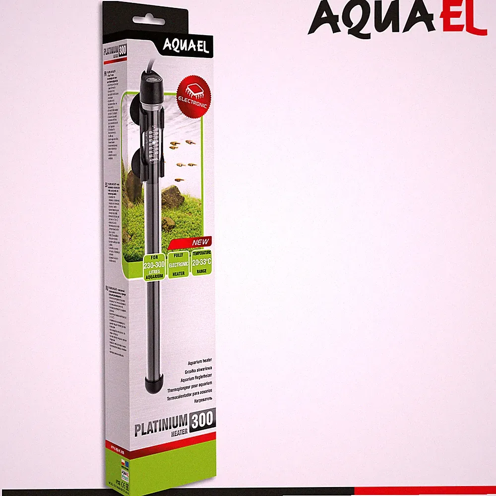 Aquael Platinium Heater 300 Aquarienheizung Heizstab Wassertemperatur Fische