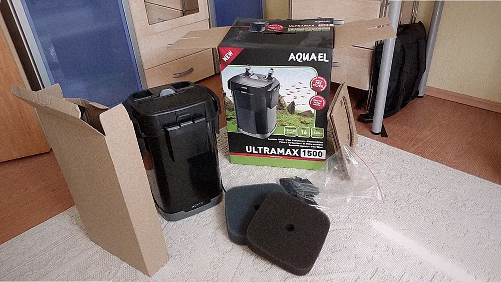 Aquael Ultramax 1500 Außenfilter Für Aquarien Gebraucht