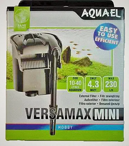 AquaEl Versamax Mini Hang On Filter für das Aquarium bis 30 Liter