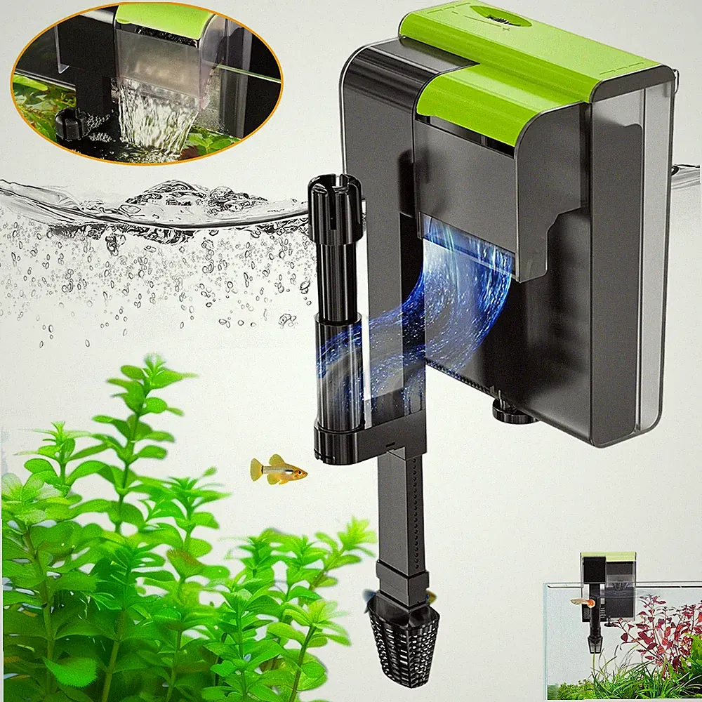 Aquarien Filter Außenfilter mit UV Licht Hängefilter für 30–45 Gallonen Aquarium