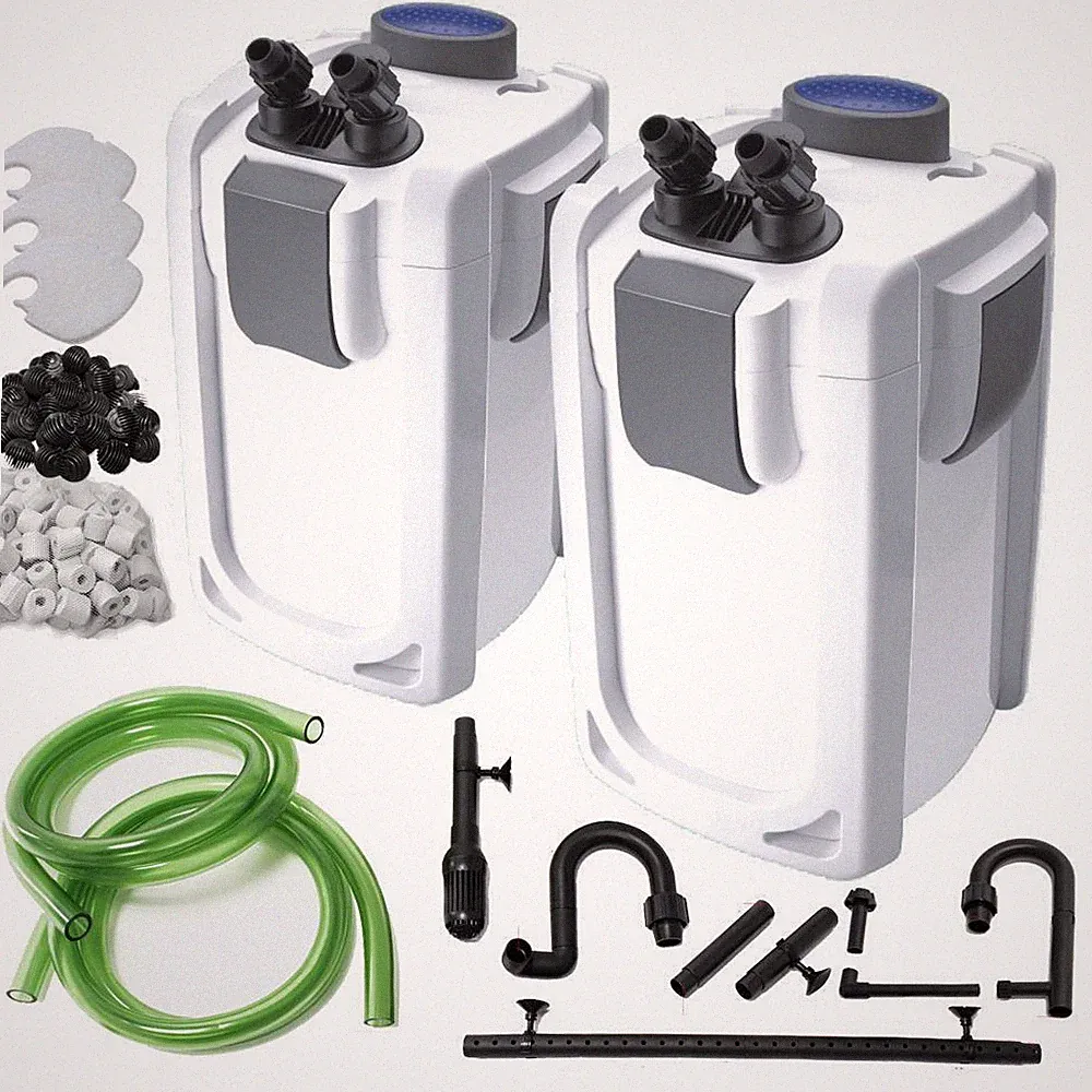 Aquarium Aquarium Außen Kanister Filter & Medien mit optionalem UV-Sterilisator