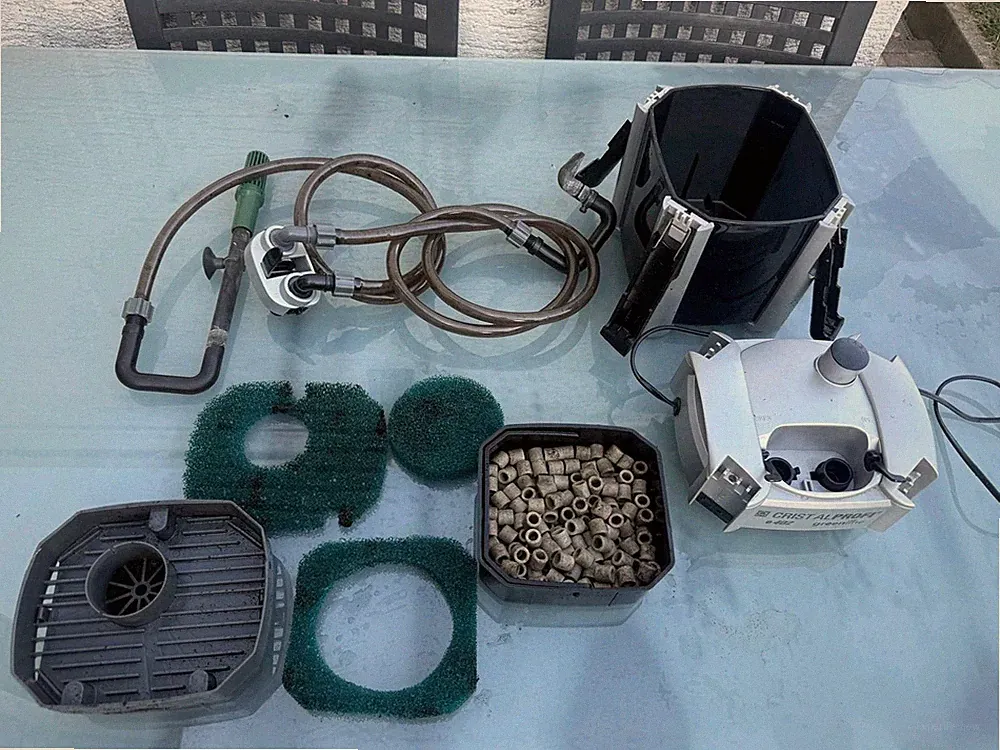 Aquarium aquascaping JBL CristalProfi e402 greenline Außenfilter