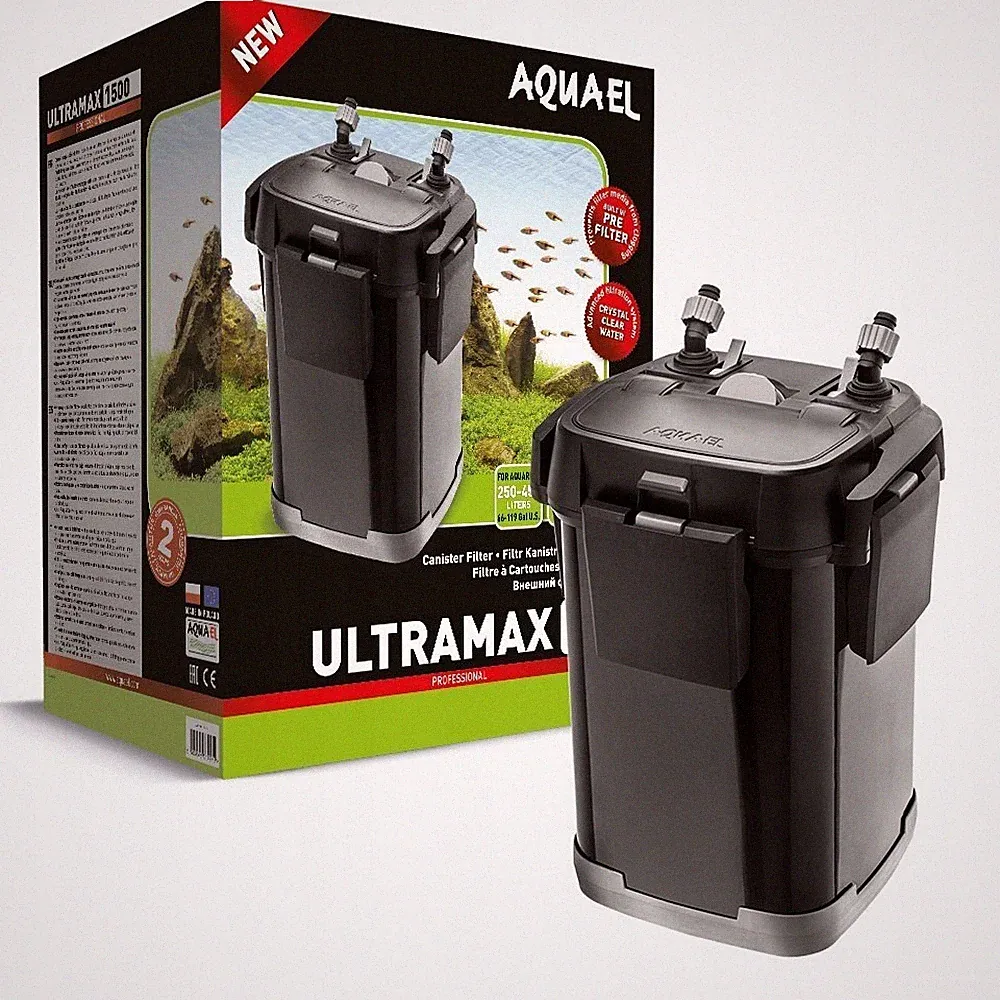 Aquarium Außenfilter Filterpumpe AQUAEL 1500 Ultramax 250-450l