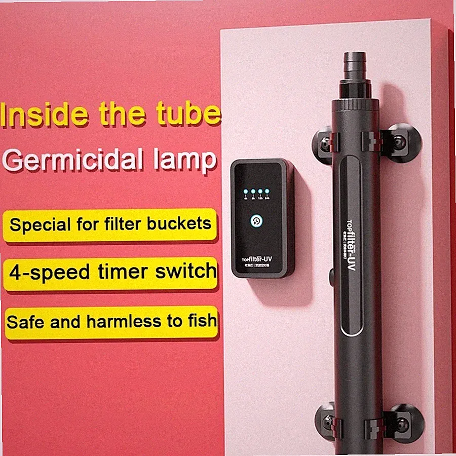 Aquarium UV Sterilisator Lampe Außenfilter Algen & Bakterien Bekämpfung