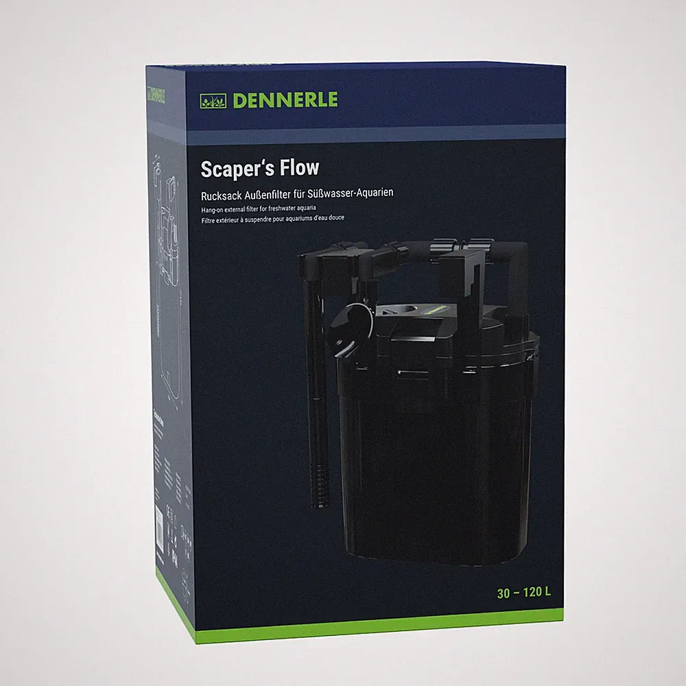 Dennerle Scaper’s Flow Rucksackfilter Aquarium Außenfilter schwarz