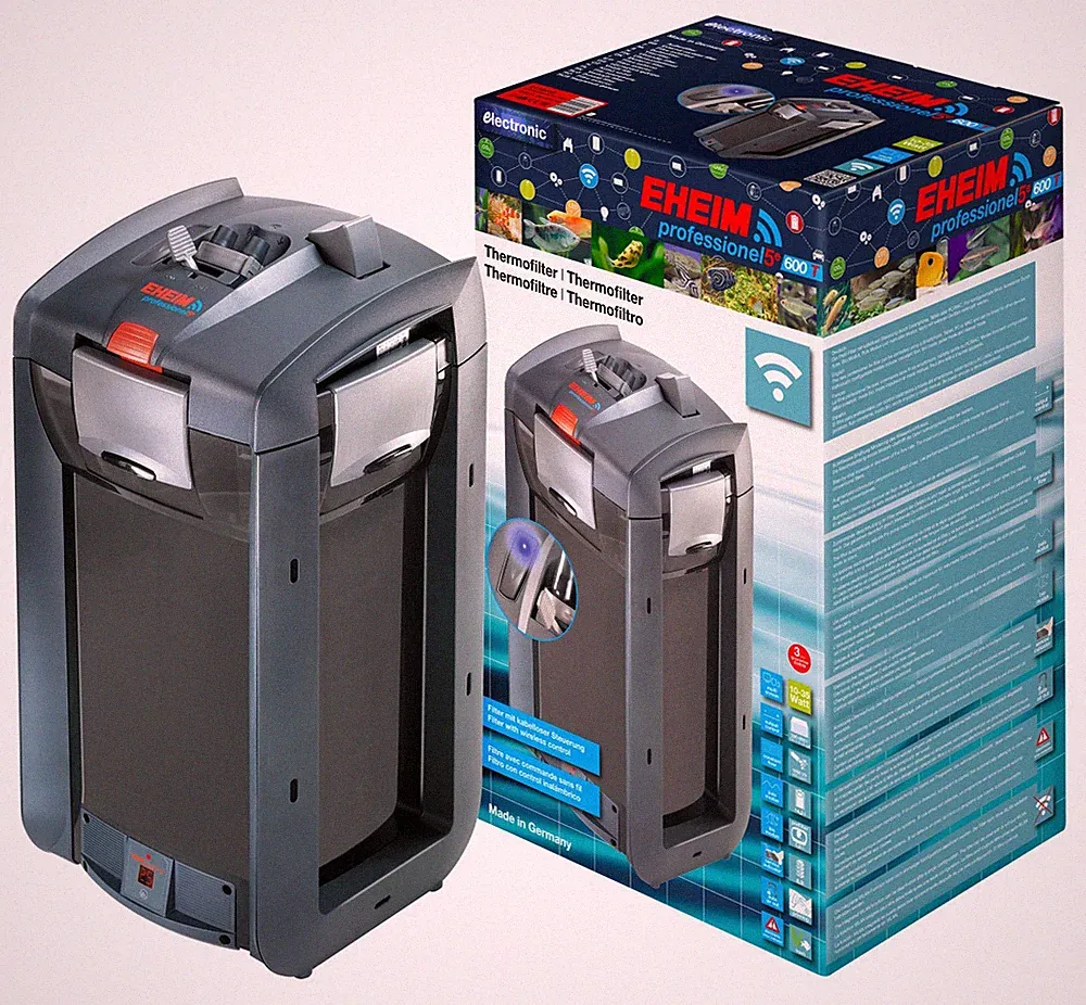 EHEIM Aquarium Thermo-Außenfilter professionel 5e 600T, NEU!