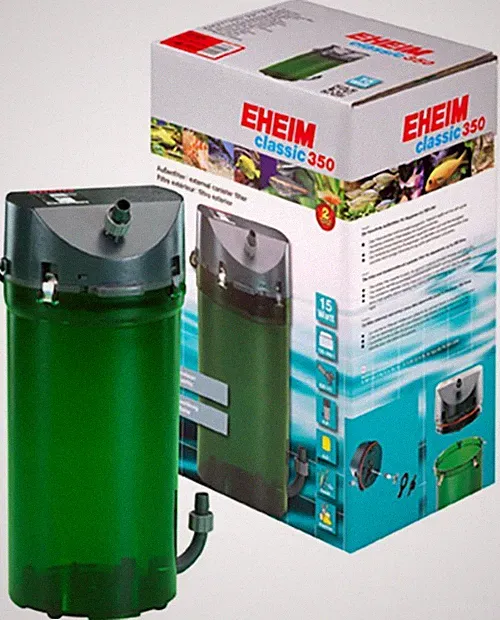 EHEIM CLASSIC 350 PLUS AUSSENSTROMFILTER 2215 + MEDIEN AQUARIUM AQUARIUM