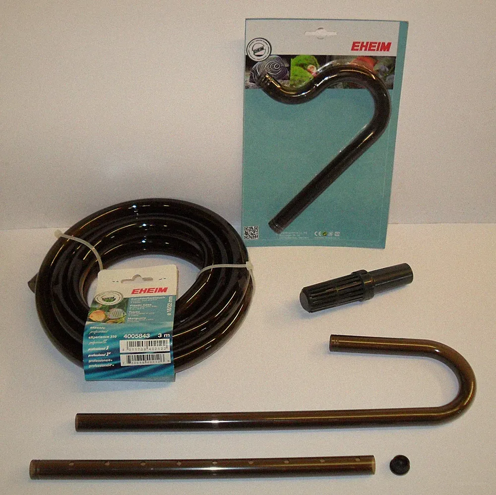 Eheim schwarz Schlauch und Fittinge 16/22mm Außen Aquarium Filter Rohr