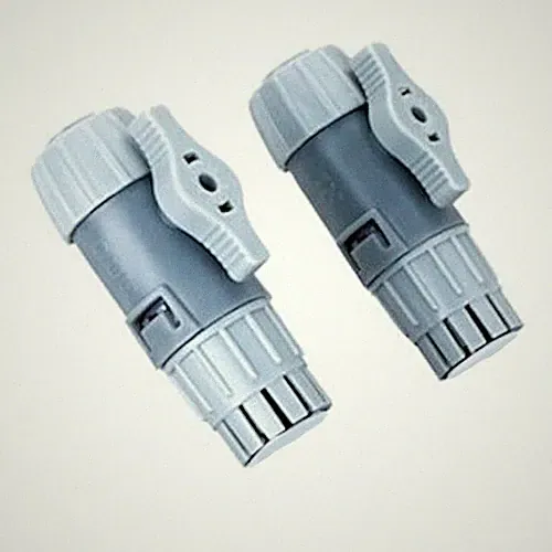 FEF-230 Einlass Auslass Wasserhähne Aquarium BOYU Filter Ersatz Ein/Aus Wasserhähne (2 Stück)