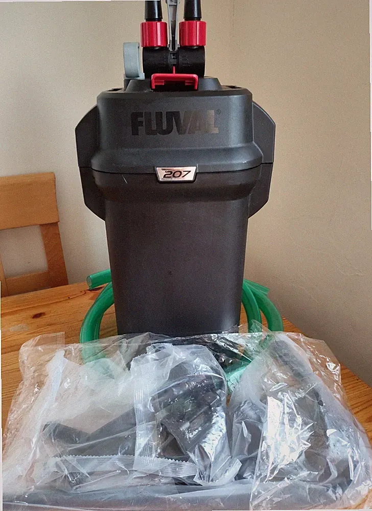 Fluval 207 Außenfilter Kanister Aquarium 60 bis 220 Liter