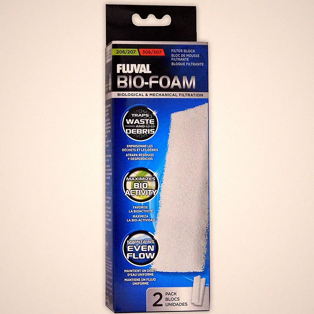 FLUVAL AUSSENFILTER SCHAUMSTOFF PAD 204/205/206 304/305/306 MEDIEN AQUARIUM FISCHBECKEN