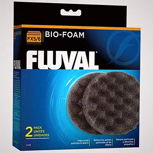 Fluval Bio Foam 2er Set für FX5/FX6 Außenfilter - Ersatzfilter für Aquarium