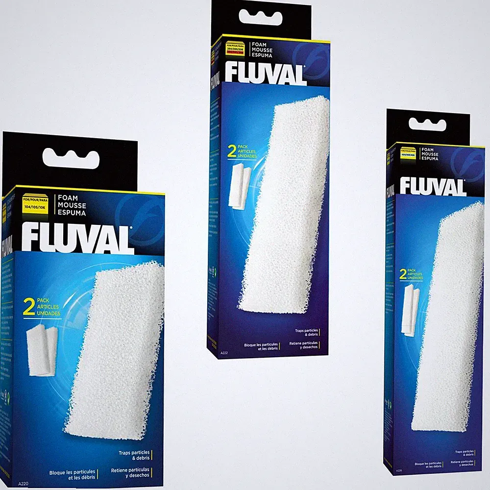 Fluval Schaumstoff Ersatzfilter Filterschwamm Patrone für Aquarien Außenfilter