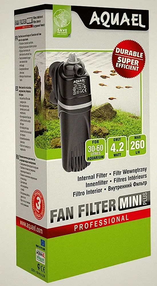 Innenfilter Aquarium leise leistungsstark klares Wasser Aquael FAN