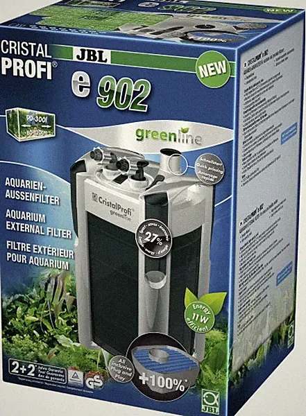 JBL CristalProfi e902 greenline silber / schwarz Aquariumfilter