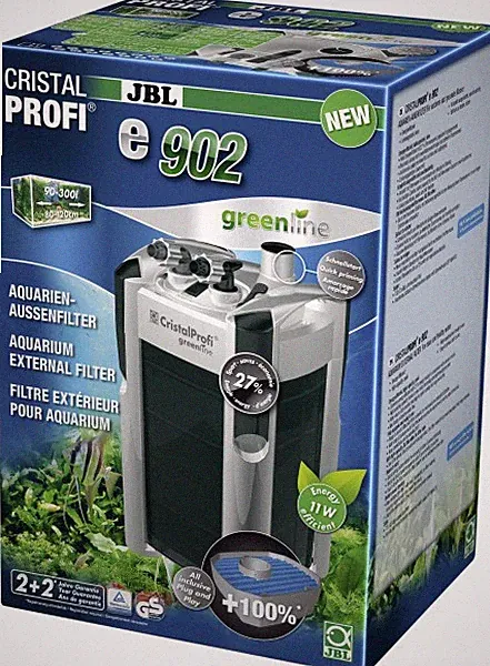 JBL CristalProfi e902 greenline silber / schwarz Aquariumfilter