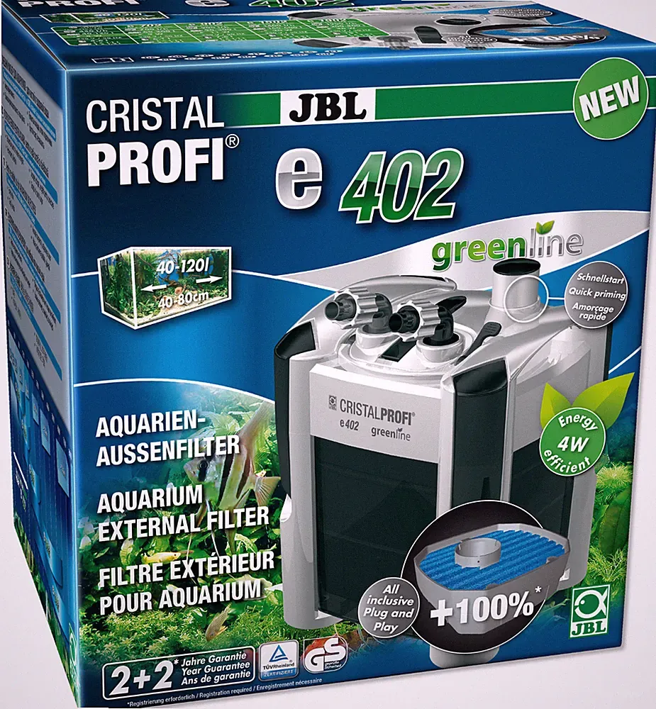 JBL greenline Außenfilter CristalProfi e402 e702 e902 e1502 e1902 Aquariumfilter