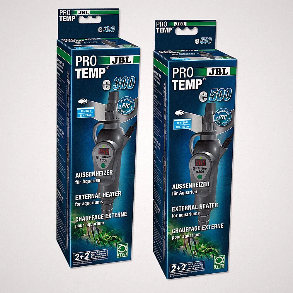 JBL PROTEMP e300 / e500 Aquarium Außenheizer Durchlaufheizer