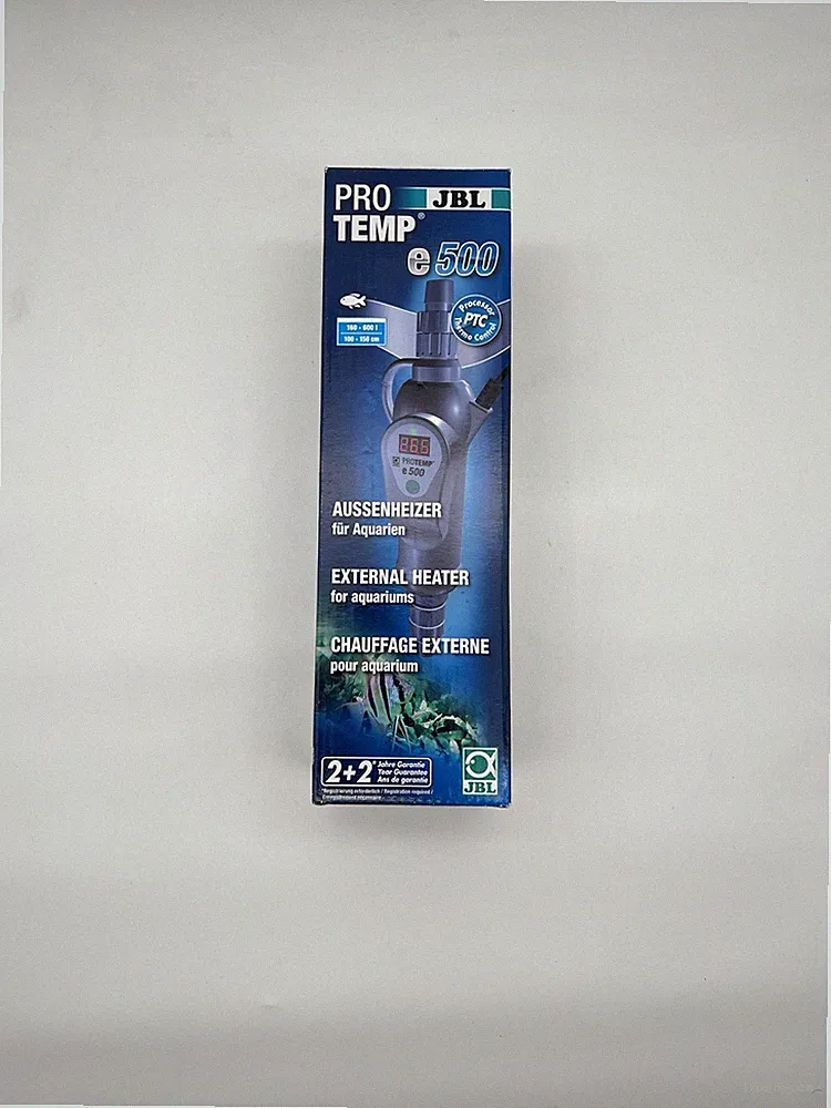 JBL ProTemp e500 Durchlaufheizer 500W Außenheizer LED Aquarienheizung