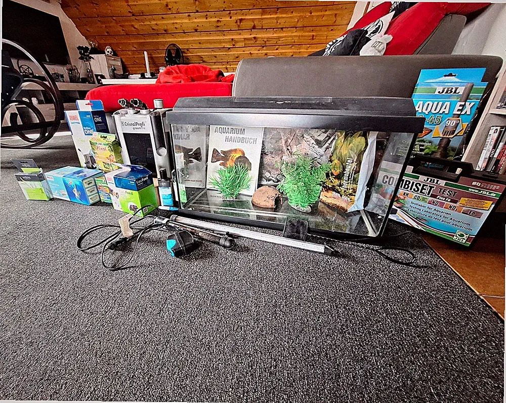 Juwel Primo 60 Aquarium-Komplettset + JBL e402 Außenfilter/Zubehör