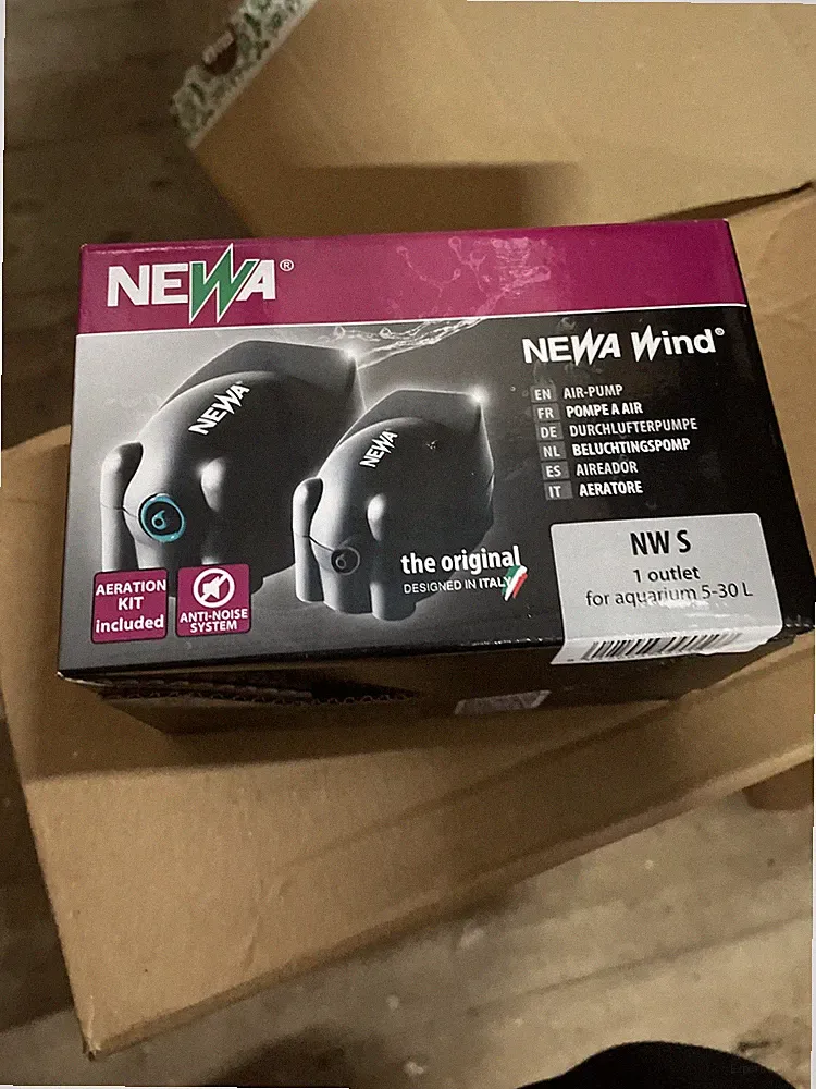 Newa Wind NW S Luftpumpe ein Auslass für Aquarium 5-30L