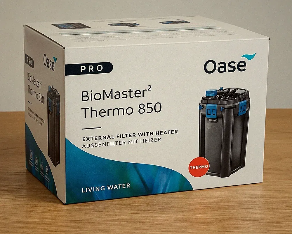 Oase BioMaster Thermo 850 Außen-Powerfilter für Aquarium mit Heizer