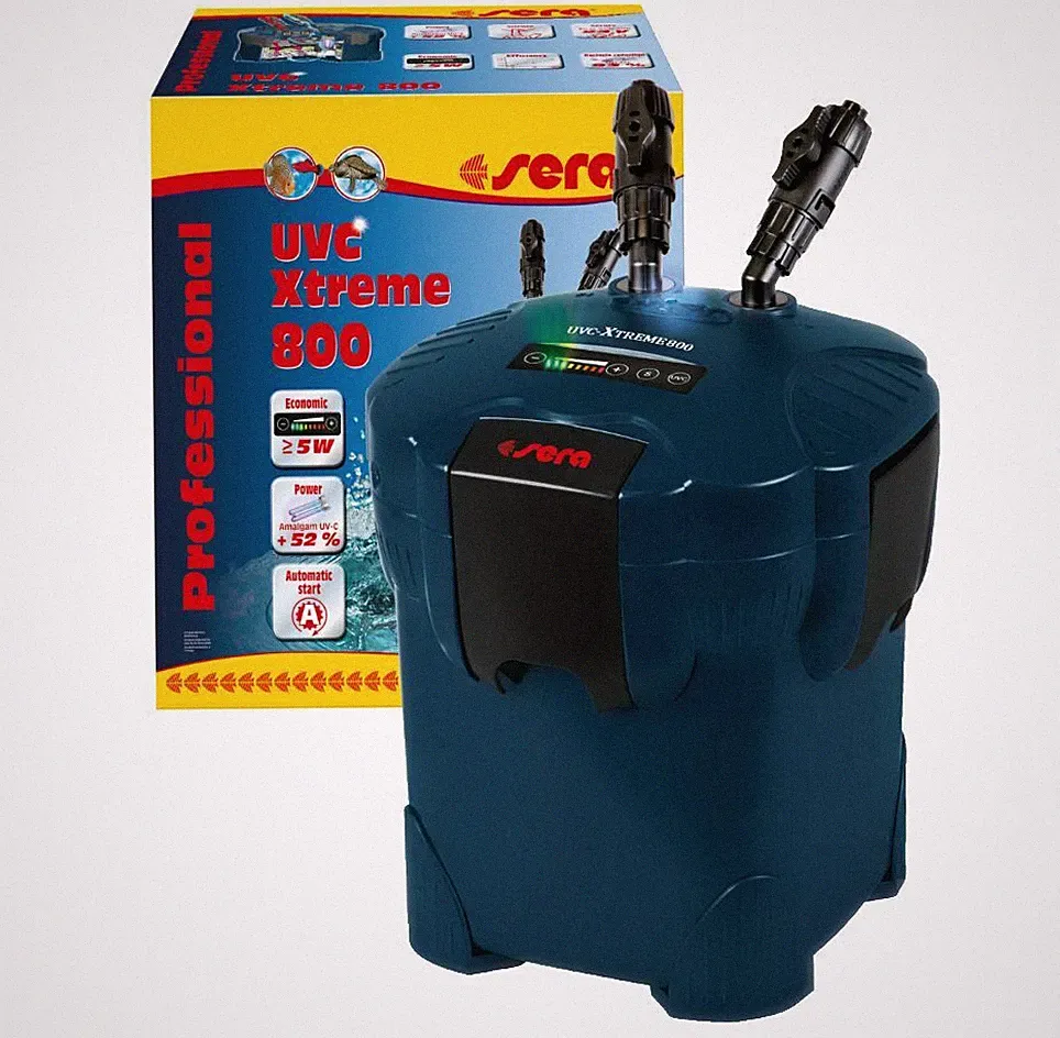 Sera UVC-Xtreme Außenfilter 800/1200 elektrisch steuerbar Süßwasser Aquarium