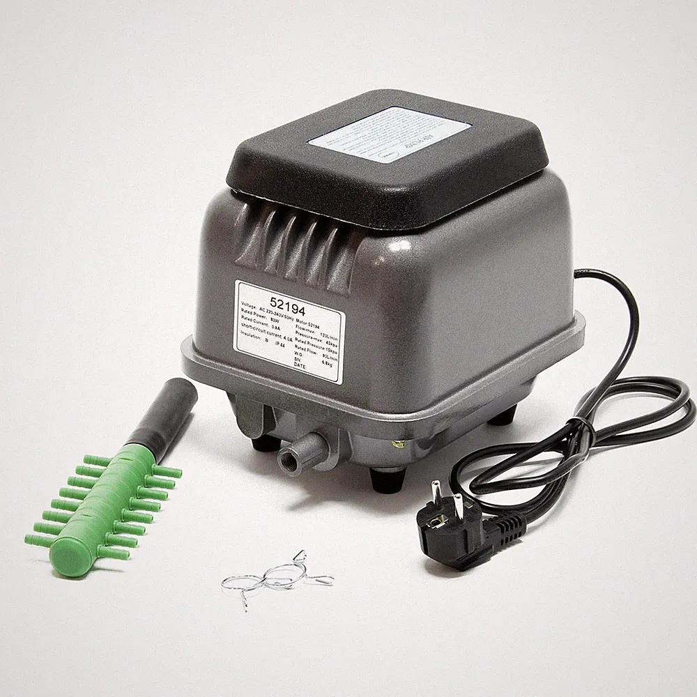 Sunsun HJB-120 elektromagnetische Aquarium Luftpumpe Gartenteich Belüftung