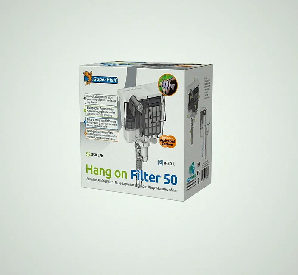 Superfish Hang-On Filter Kohle Außenfilter Skimmer Aquarium Aquarium