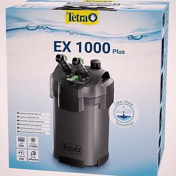 Tetra Außenfilter EX 1000 Plus für Aquarien bis 300 l Aquariumfilter