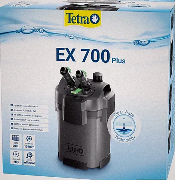 Tetra Außenfilter EX 700 Plus für Aquarien bis 200 l Aquariumfilter