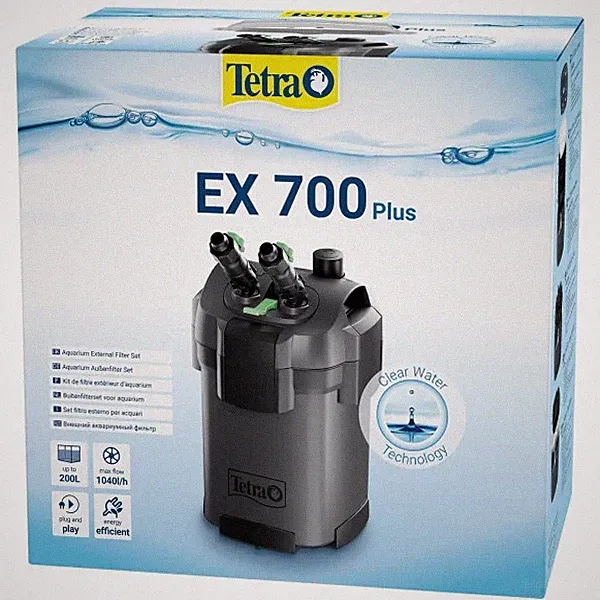 Tetra Außenfilter EX 700 Plus für Aquarien bis 200 l Aquariumfilter