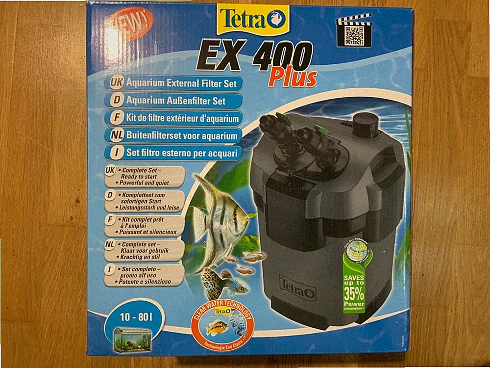 Tetra EX 400 Plus, Außenfilter, Aquarium, neuer Anschlußblock