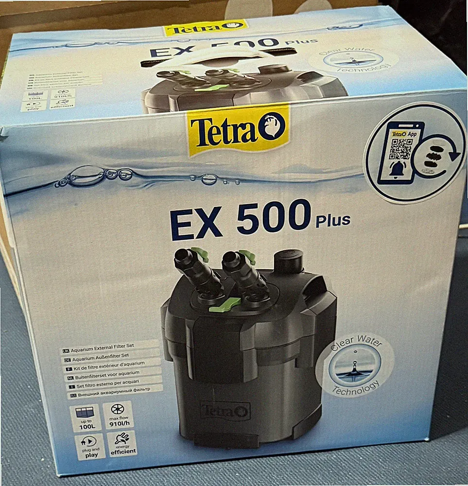 Tetra EX 500 plus Aquarium Außenfilter für Aquarien von 60-100L