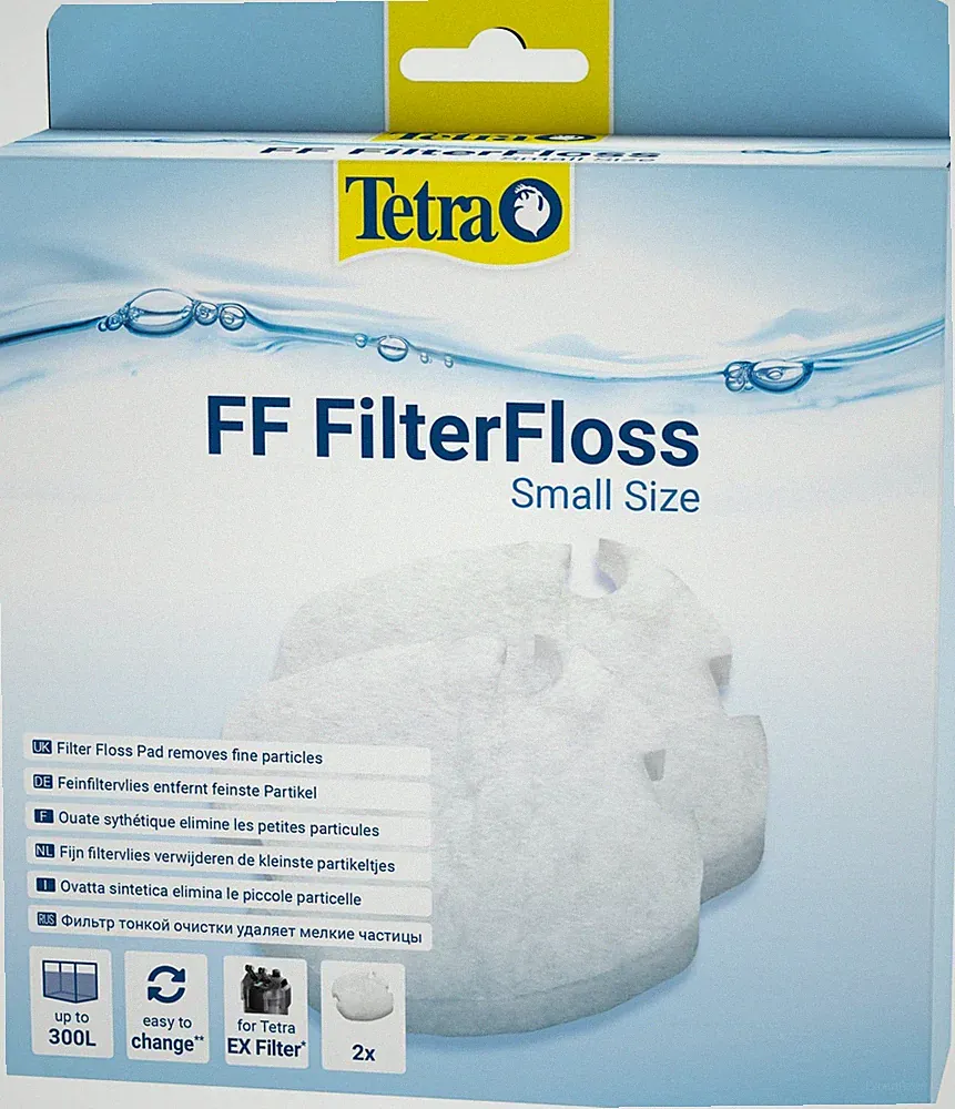 Tetra FF Feinfiltervlies S Aquarium Außenfilter EX 400-1000 Plus 2 Stück 300L