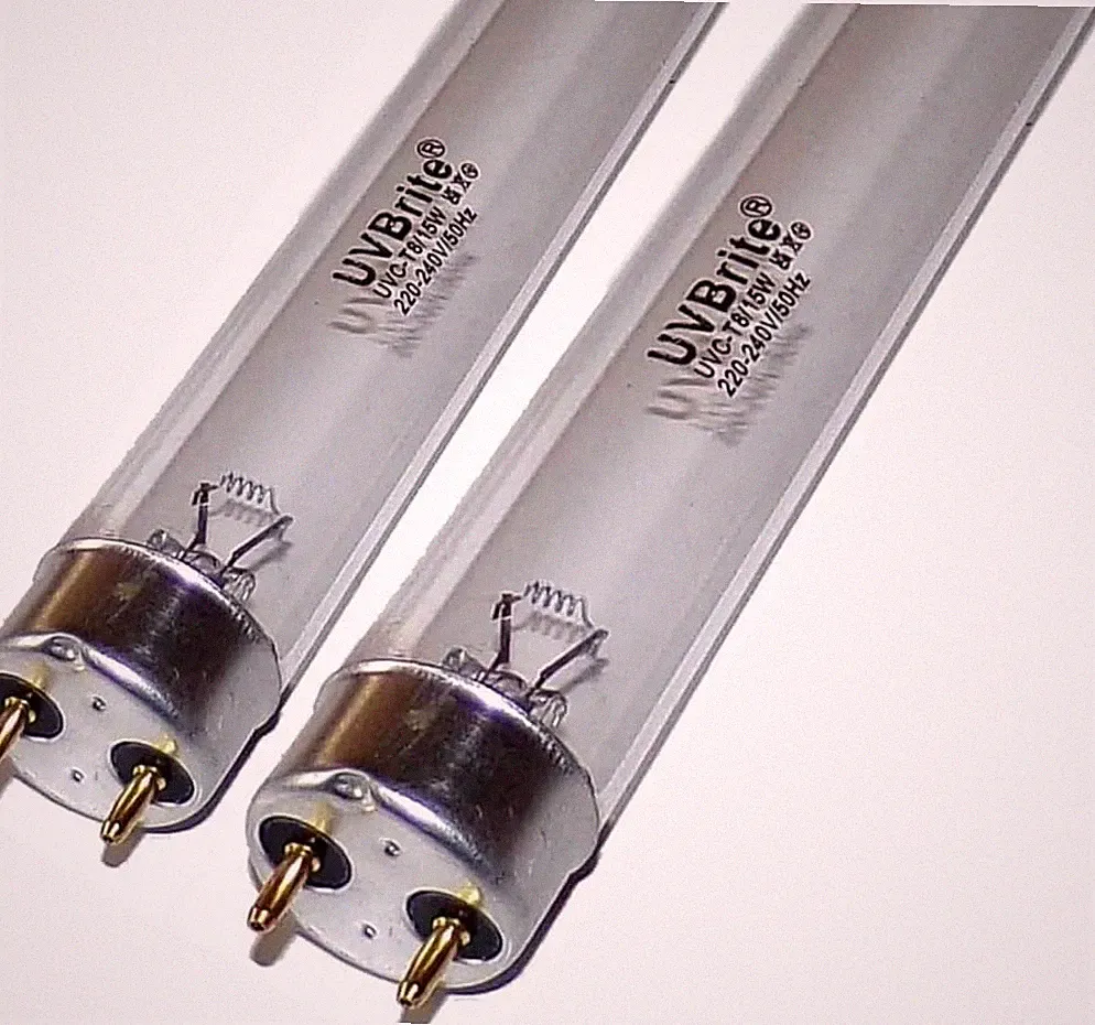 UVBrite® 2er Pack T5 8W (Watt) UV Leuchtmittel Lampe für Teichfilter UVC | Algenbekämpfung
